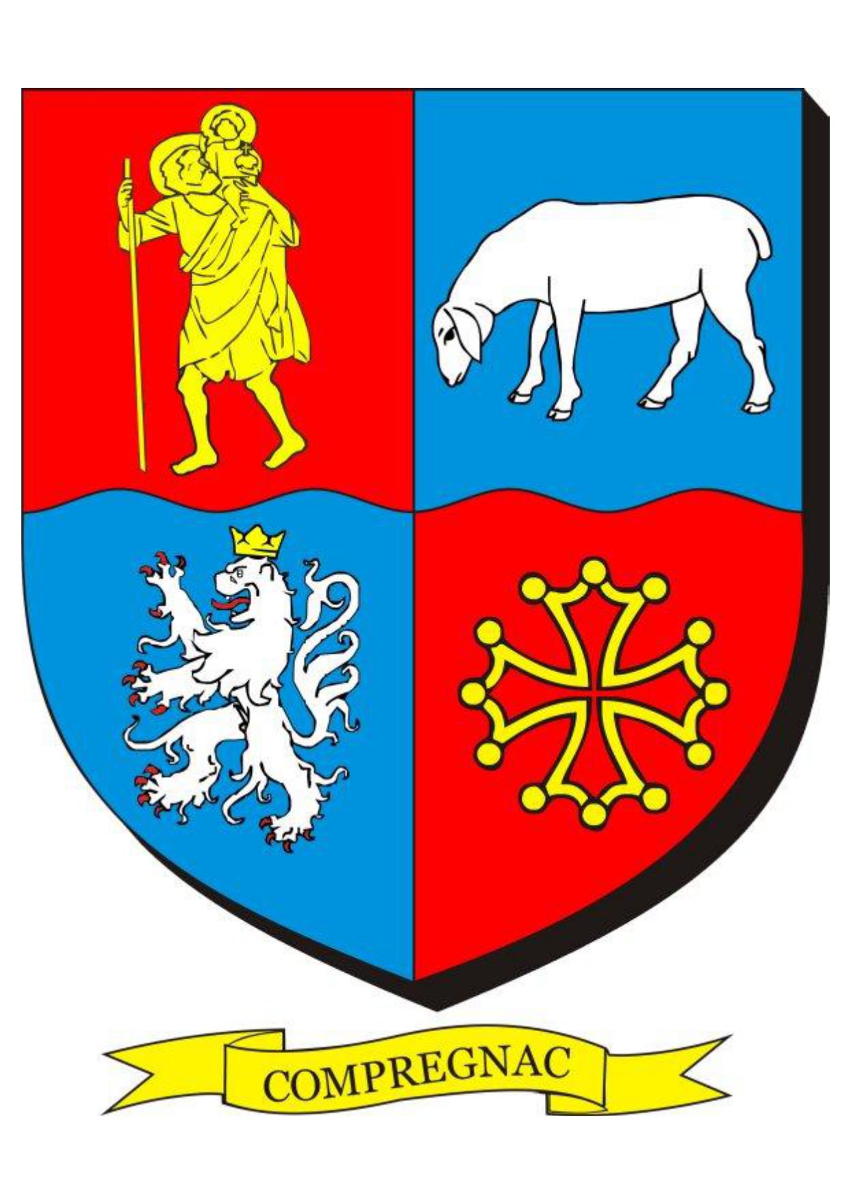 Blason Commune Compregnac