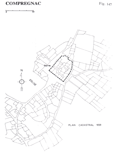 Plan cadastral Comprégnac