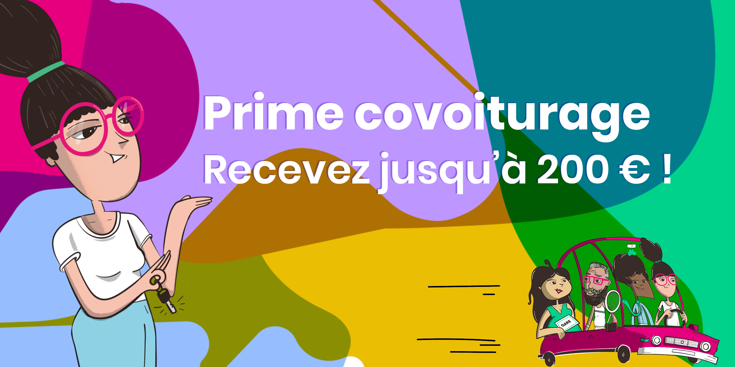 Lire la suite à propos de l’article Covoiturage MOBICOOP prime de 200€