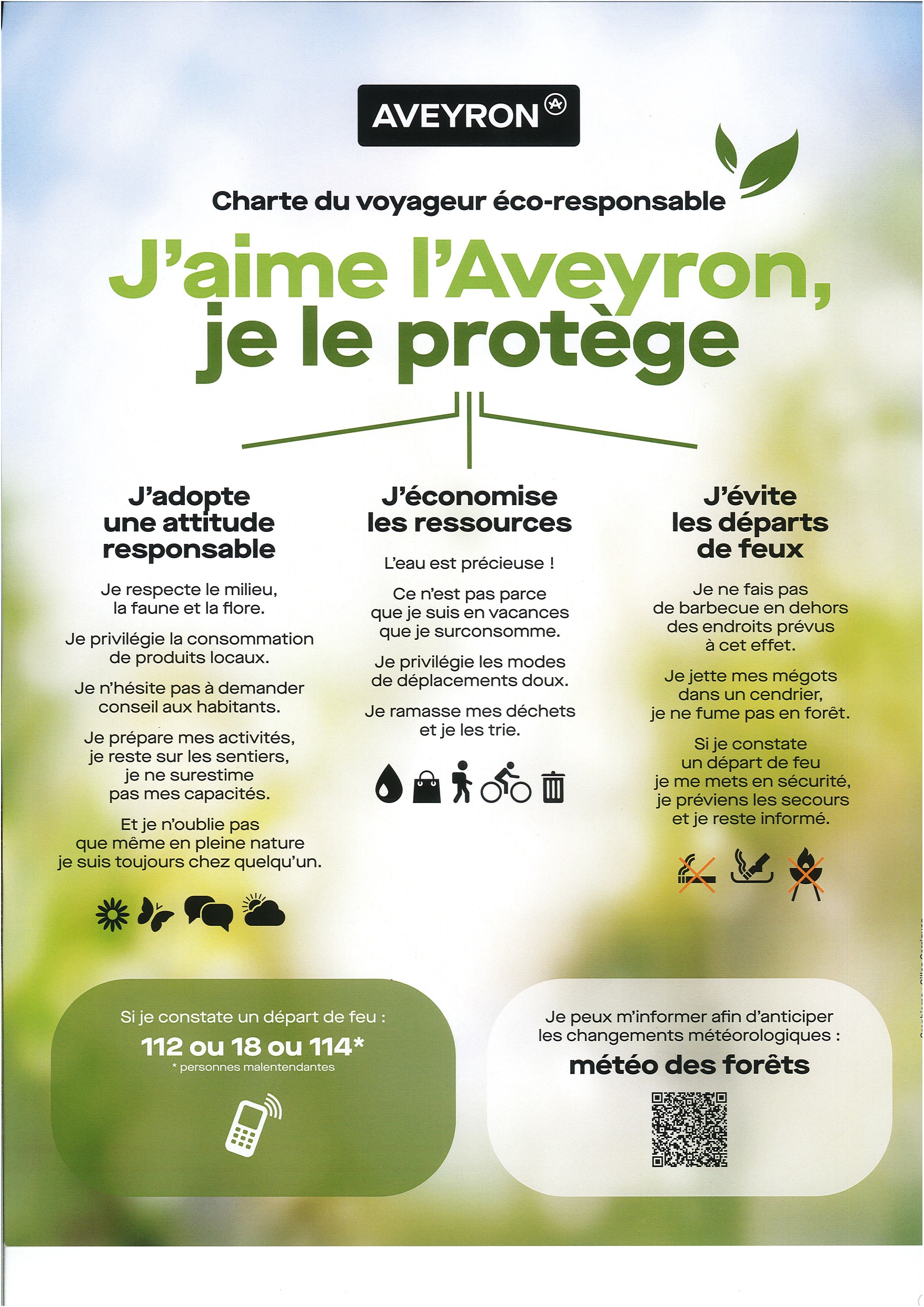 Lire la suite à propos de l’article J’aime l’Aveyron, je le protège.