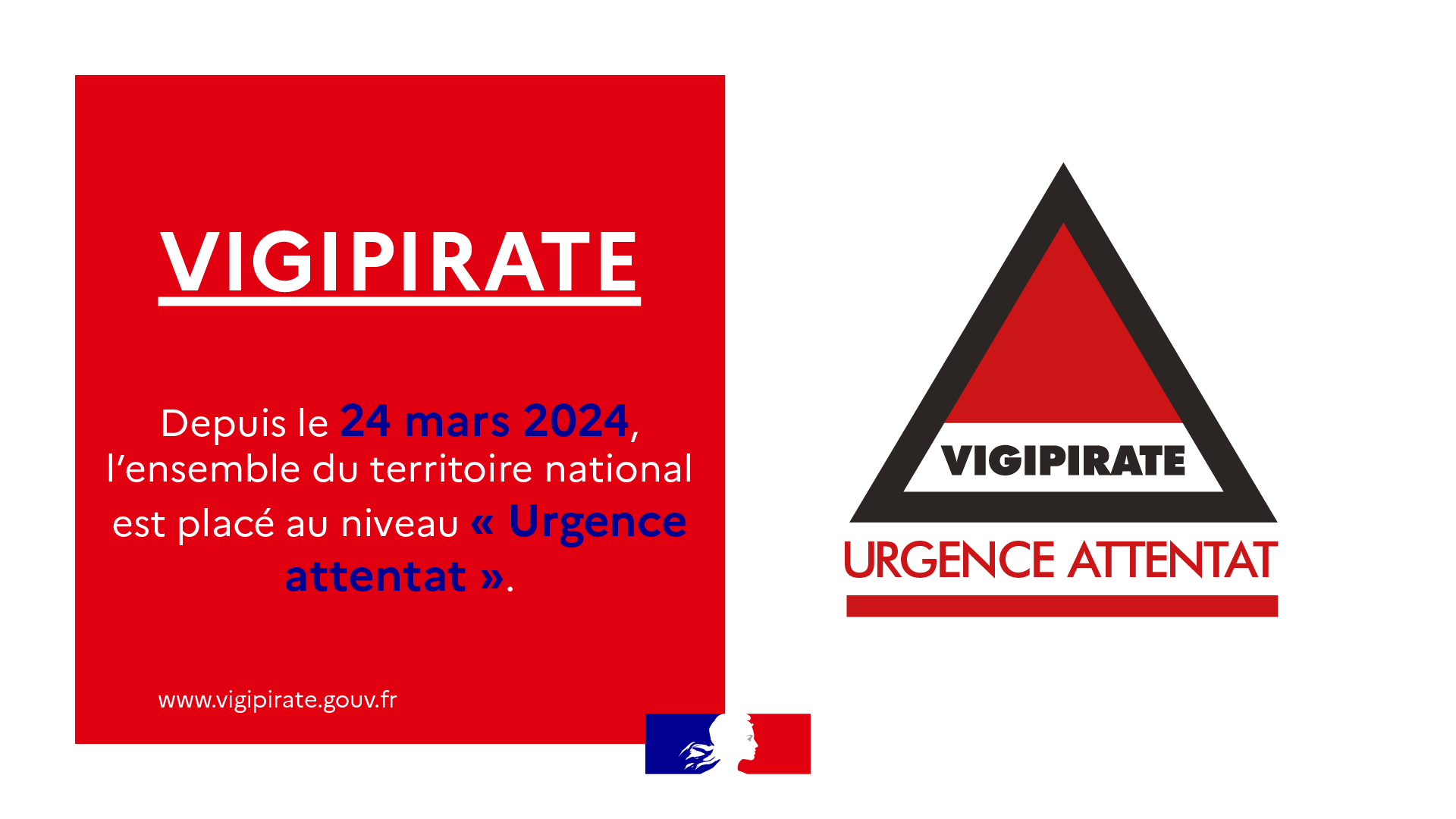 Lire la suite à propos de l’article Plan VIGIPIRATE : niveau urgence attentat.  Relisons toutes et tous ces affiches afin d’avoir les bons réflexes si besoin.