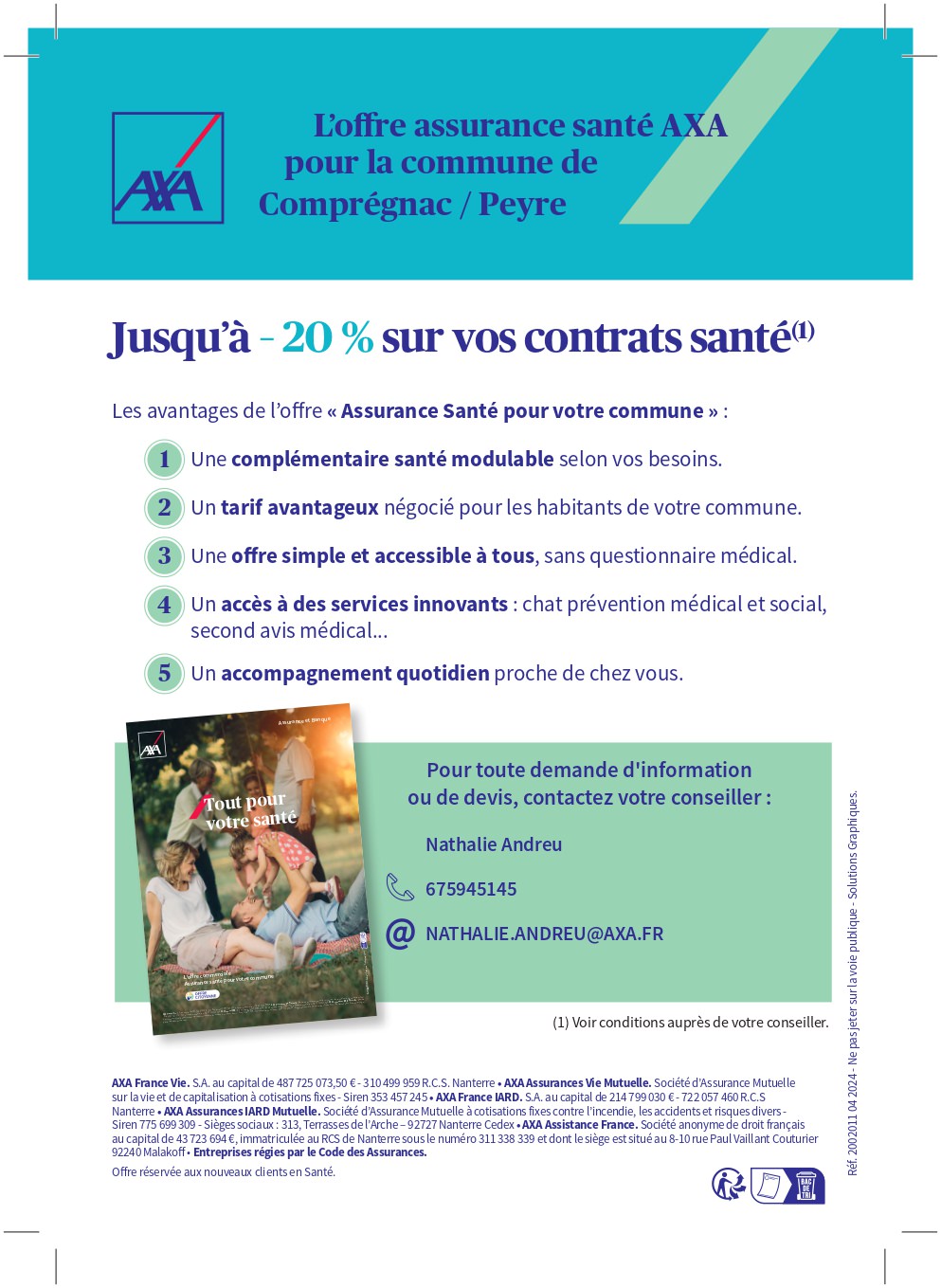 Lire la suite à propos de l’article AXA mutuelle santé et prévoyance communale
