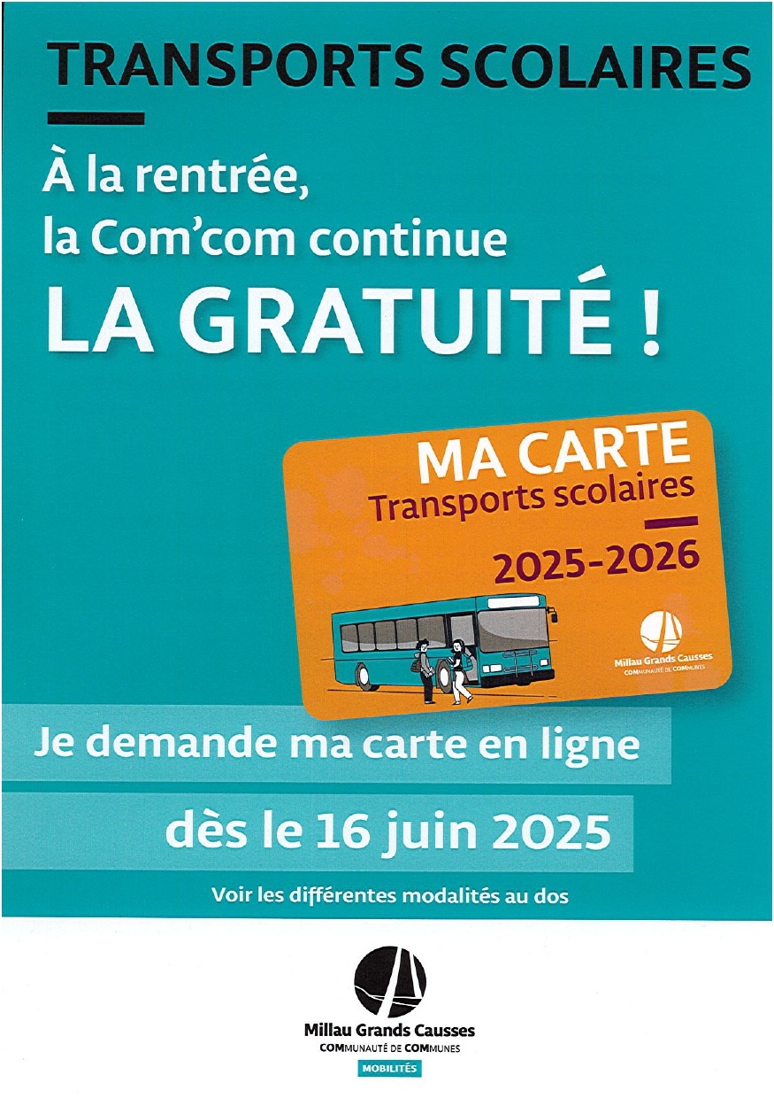 Lire la suite à propos de l’article Transport scolaire 2025-2026