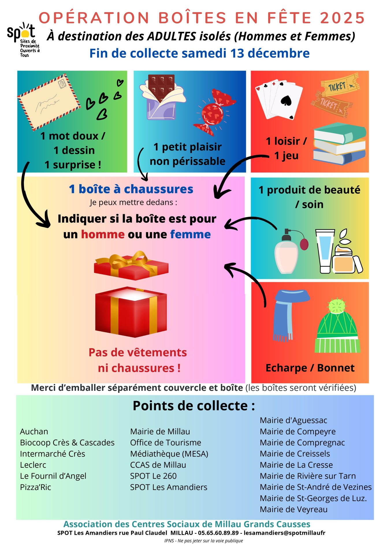 Lire la suite à propos de l’article Opération boîtes en fête 2025